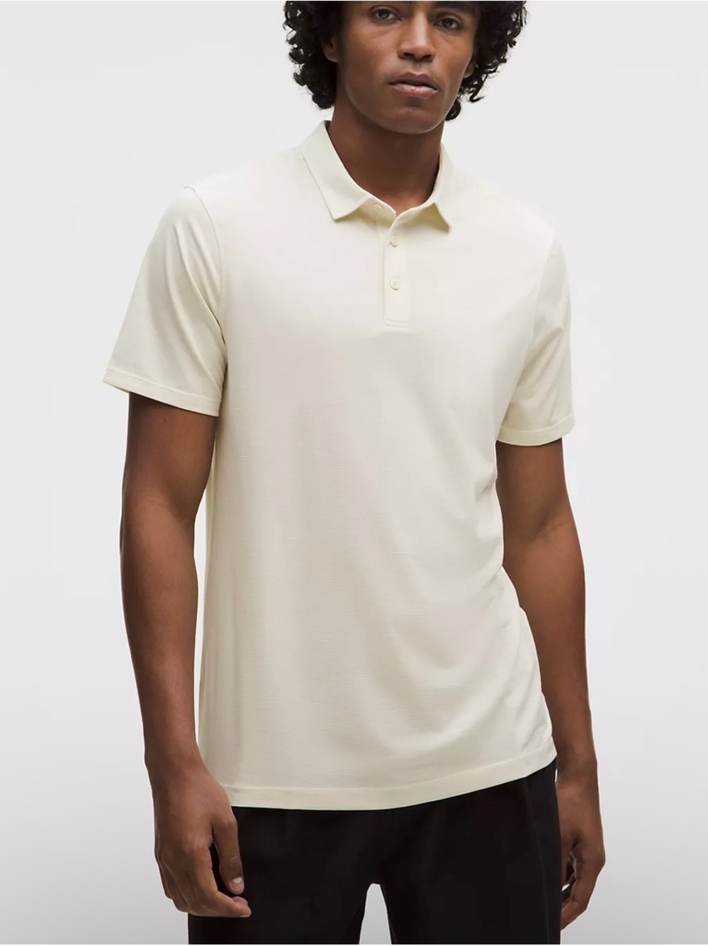 lululemon athletica Men's Short-Sleeve Evolution Polo - Cream